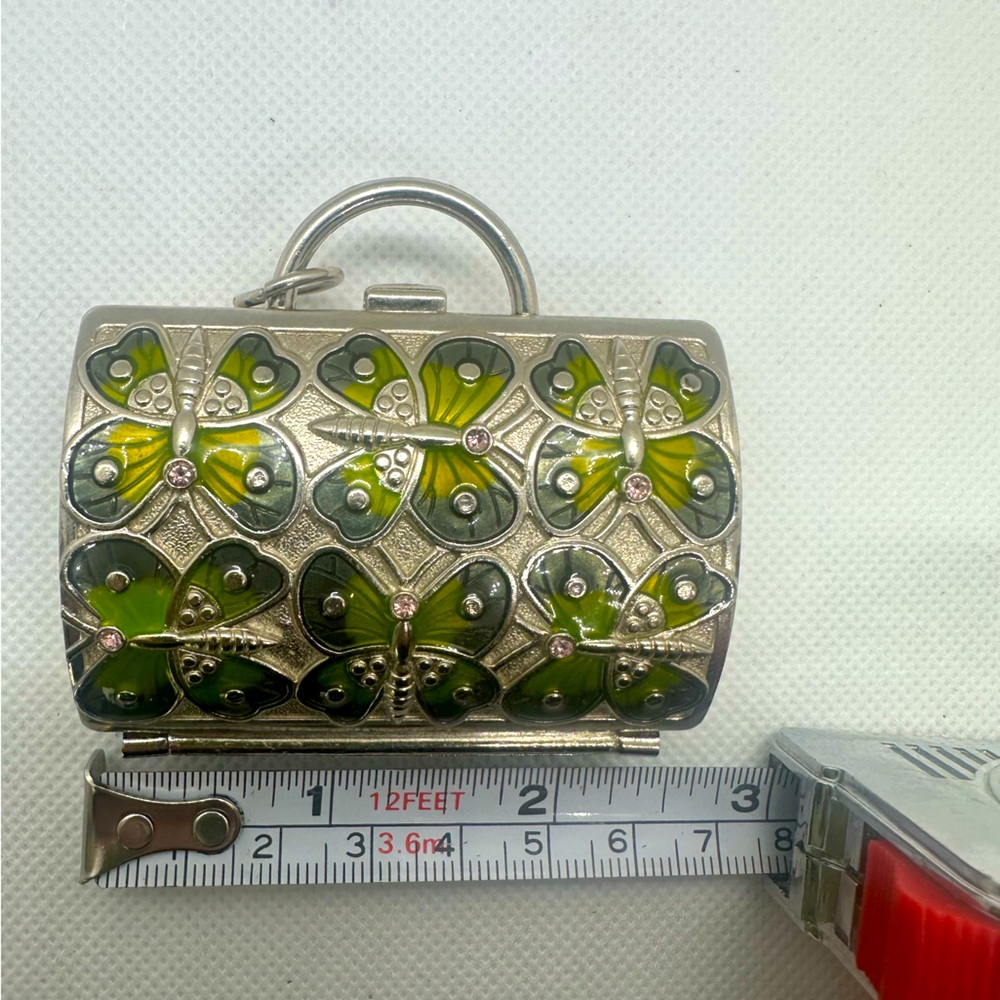 Neiman Marcus Judith Leiber Butterfly Pill Box Vintage